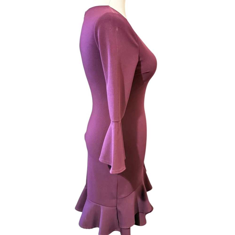 Lulus Plum Ruffle Dress - Picture 3 of 8